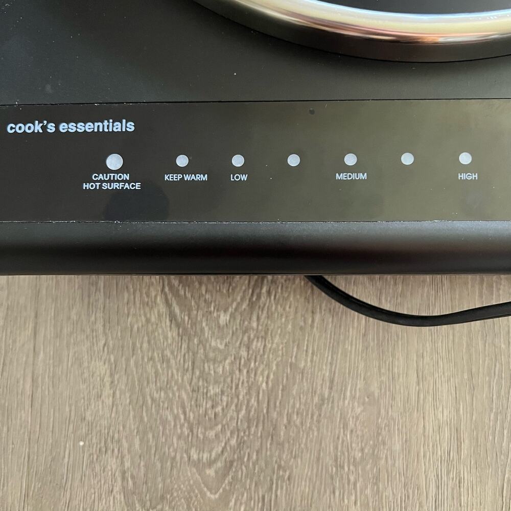 Keystone Cooks Essentials Halogen Hot Plate Burner Countertop Cook Top Camping - Picture 3 of 8